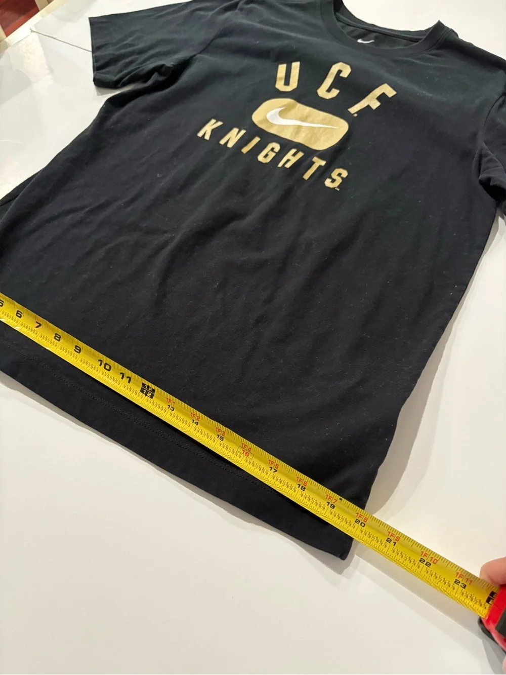 Nike Black UCF Knights Short Sleeve Dri Fit Tee with Gold Logo